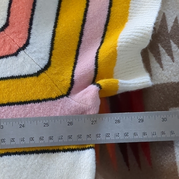 Torrid Raglan‎ Short Sleeve Sweater Striped 4X Plus Size Multicolor NWT!!! - Picture 9 of 11